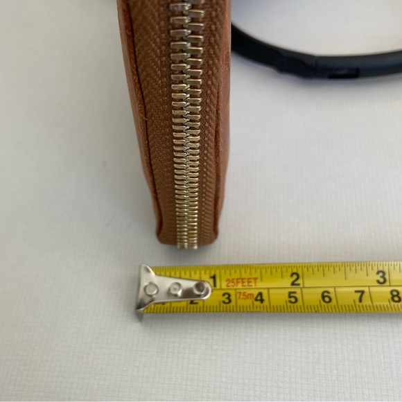 Parker Clay Wallet Brown Leather Meskel Zip Around Card Holder Made in Ethiopia - Picture 4 of 10